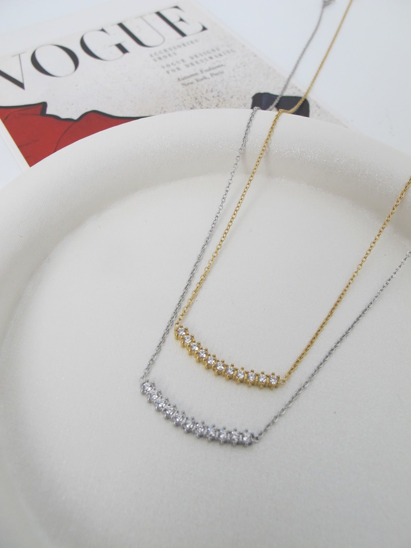 Crystal bar κολιέ